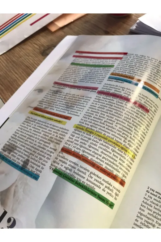Figür Reklam Ajansı TYCCSARALN169539679424919 Renkli Kitap Etiketi Öğrencilere Özel