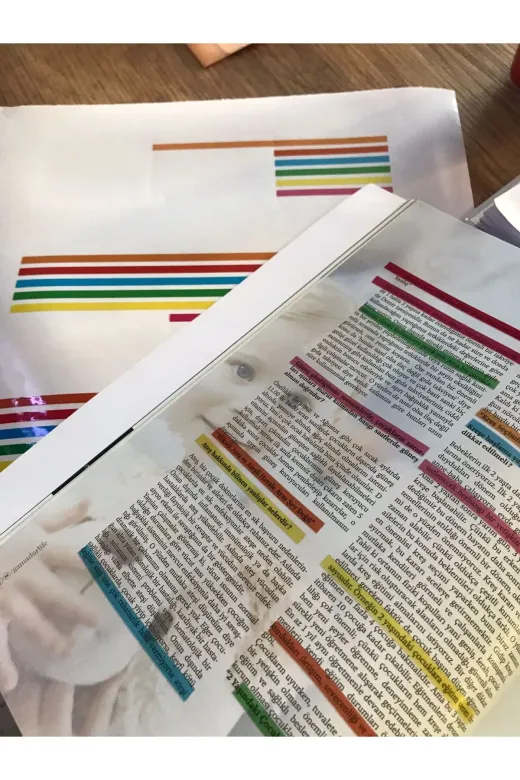 Figür Reklam Ajansı TYCCSARALN169539679424919 Renkli Kitap Etiketi Öğrencilere Özel