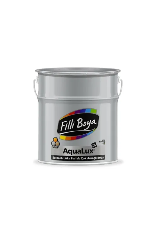 Filli Boya AQ025L Aqualux Çok Amaçlı Ahşap Metal Cam Plastik Seramik Boyası 2.5Lt Beyaz
