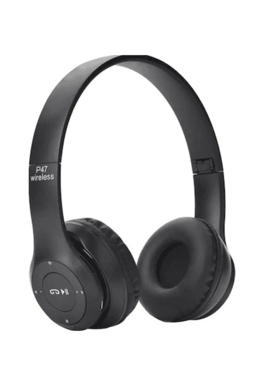 FİOPLUS 7l3gqhiQz6 P47 Katlanabilir 3.5Mm Giriş Tf Kart Destekli Mikrofonlu Kulak Üstü Kablosuz Bluetooth Kulaklık