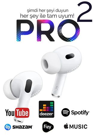 FİOPLUS DQ4OULdtXV Bluetooth Kulaklık Air Pro 2 Anc-Enc Özellikli Ios Android Uyumlu Kablosuz