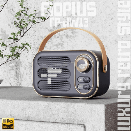 FİOPLUS Fioplus Fp-Dw13 Lüks Retro Bluetooth Hoparlör