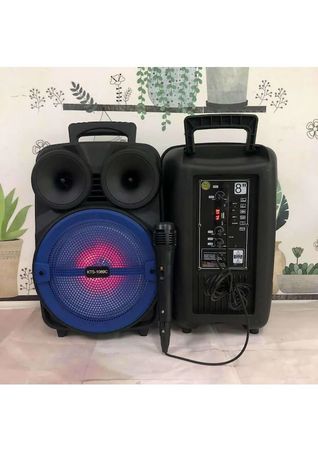 FİOPLUS Fioplus Ktx-1089C Siyah Işıklı Bluetooth Hoparlör