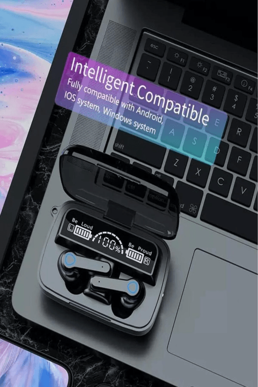 FİOPLUS SİYAH RENK M19 Powerbankli Kulakiçi Bluetooth Kulaklık El Fenerli