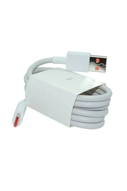 FİOPLUS Xiaomi Redmi Uyumlu 67W Watt Şarj Aleti Kablosu Usb Type-C 6A 67W  Şarj Cihazı Kablosu