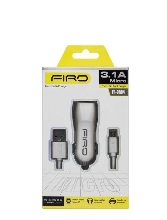 FİRO Firo Fr-Cr04 3.1A Micro Oto Set Şarj Cihazı