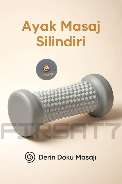 Fırsat7 ayaksilindir-044516516 Ayak Masaj Silindiri Derin Doku Masajı İçin Yüksek Performanslı Silindir Kaymaz Tasarım