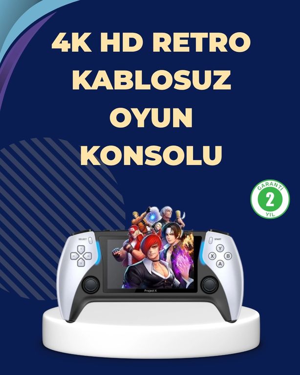 Fırsatkolik 125036720 Mey İthalat Kompakt Ve Hafif Retro Oyun Konsolu 1000 Klasik Oyun Dahil