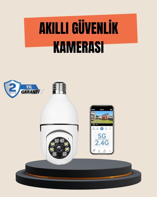 Fırsatkolik 125048852 Mey İthalat Mobil Uygulama Kontrollü Akıllı Güvenlik Kamerası