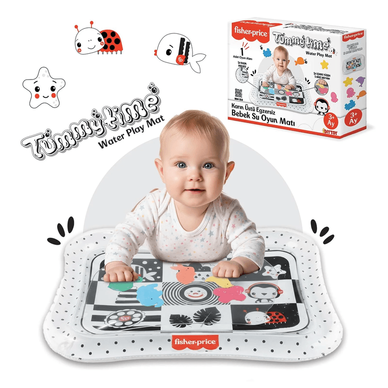 Fisher-Price sdfgf499öhböö Fisher Price Tummy Time Bebek Su Oyun Matı