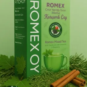 Fitchoy - Çınar Yaprağı, Biberiye, Tarçınlı Çay 90 gr × 45 Adet (Çörekotu & Kuşburnu İlaveli)