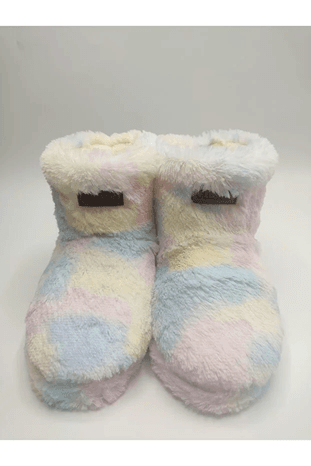 Fluffy 98964550350 Unicorn, Ultrasoft Kumaştan, Kalın Termo Sessiz Tabanlı Yumuşak, Sıcacık, Kız Çocuk Ev Botu Pandufu