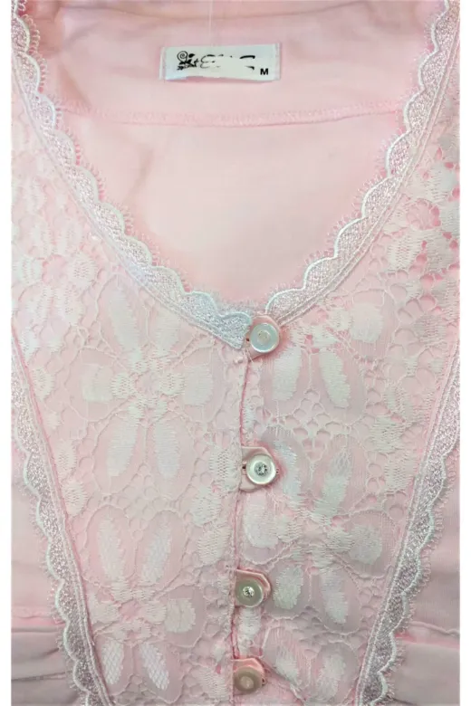 Flz Pijama TYC00126280758 Lohusa Pijama Takımı Pembe