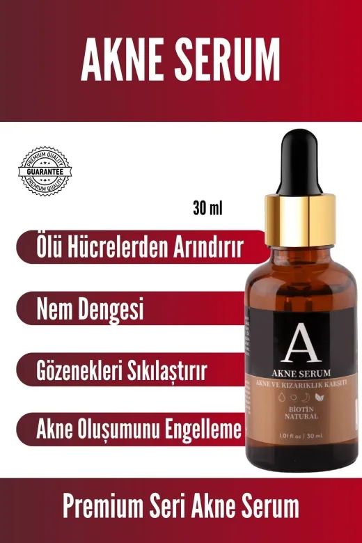 For You Gold AKS01 Sivilce Ve Akne Karşıtı Gözenek Sıkılaştırıcı Cilt Serumu Salisilik Asit, Niacinamide 30 Ml