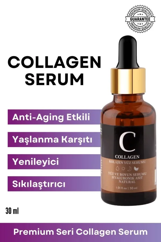 For You Gold COL.01 Dolgunlaştırıcı, Yaşlanma Ve Kırışıklık Karşıtı Collagen Cilt Bakım Serum (Hyaluronic Acid) 30 Ml