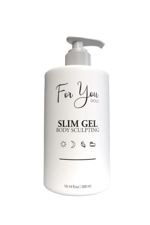 For You Gold slm500 Slim Jel Inceltici - Sıkılaştırıcı-Yağ Yakıcı–Bölgesel Incelme-Çatlak Karşıtı Ve Selülit Kremi 500Ml