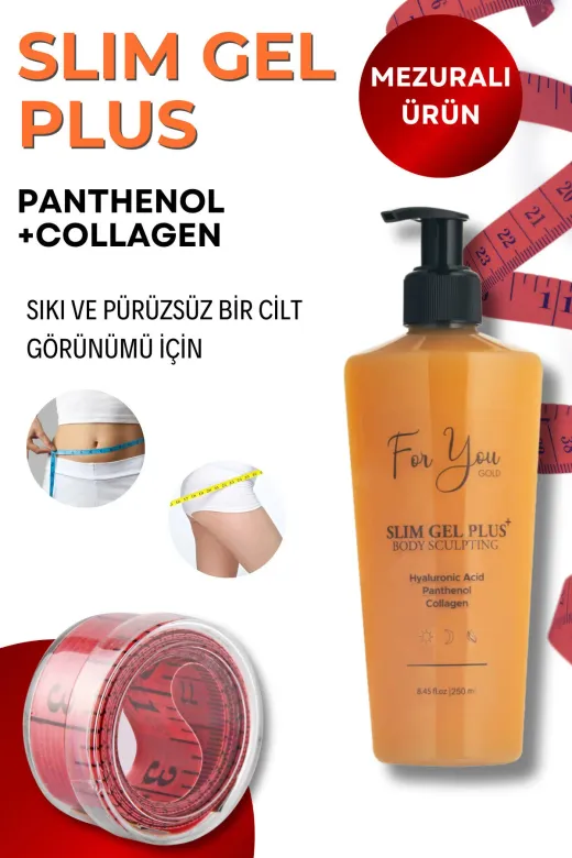 For You Gold TYC41BLIDN171404806733585 Slim Jel Plus-İncelme Ve Sıkılaşma Yardımcı, Selülit, Çatlak Karşıtı - Yakıcı Kolajen Slim Jel