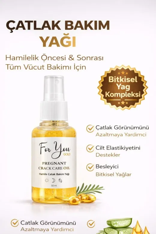 For You Gold TYCDZAT74N170265123678236 Çatlak Karşıtı Cilt Bakım Yağı & Hamile Çatlak Bakım Yağı