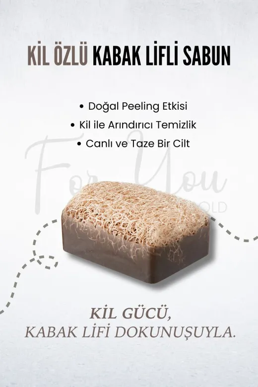 For You Gold zey01 Kil Özlü Kabak Lifli Sabun