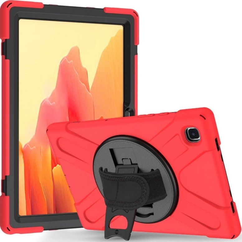 FREEDOM STOREE İTRARK26278MUK Samsung Galaxy T500 Tab A7 10.4 Kılıf Amazing Tablet Kapak - Kırmızı Arka Kapak Diğer