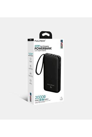 Fulltech Fp5 Pd 65W Hızlı Şarj 20.000Mah Powerbank - Lcd Dijital Ekranlı Taşınabilir Şarj Cihazı