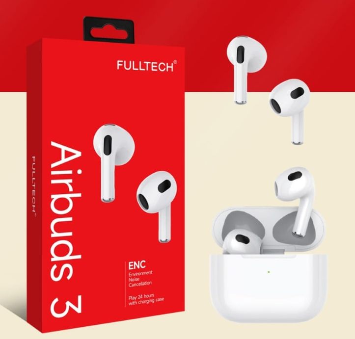 Fulltech Kulakiçi Kulaklık Taşınabilir Wireless Kulaklık Airbuds 3