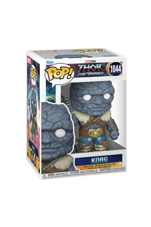 Funko ELGNCSHP76926628 Pop Figür Marvel: Thor Love And Thunder - Korg 1044