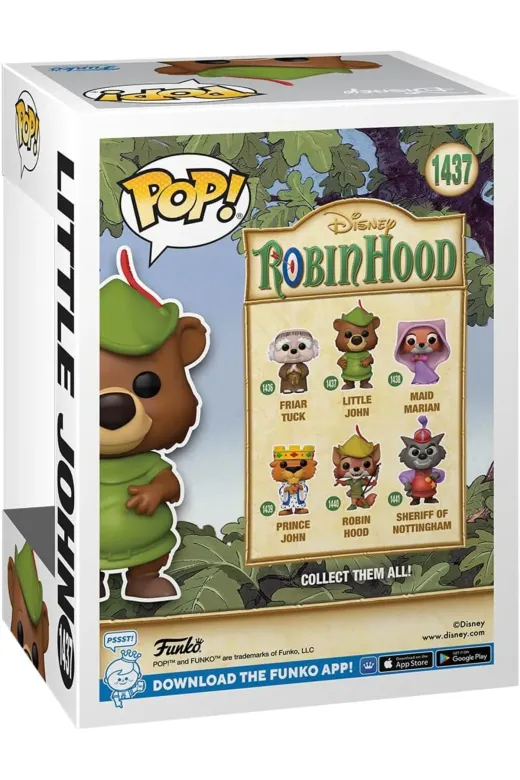 Funko TYFX5892 Disney: Robin Hood - Küçük John