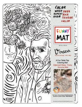Funny Mat - Vıncent Van Gogh 30 X 40 Cm