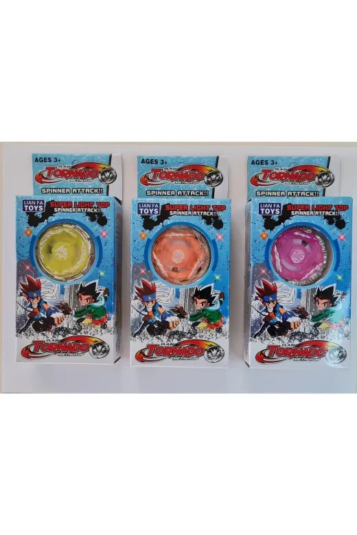 Galactic Store GLS2040BY Beyblade Tornado Işıklı Beyblade Topaç Oyuncak