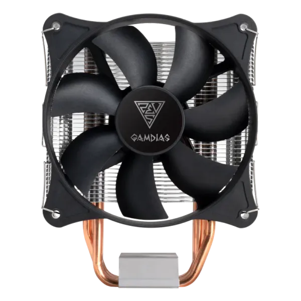 GAMDIAS BOREAS E1-410 MONO, 120mm, CPU Kule Tipi Hava Soğutma, Doğrudan Temas Teknolojisine Sahip 4 adet Gelişmiş Bakır Isı Borusu (AMD AM4 ve INTEL Tüm işlemciler ile uyumlu)
