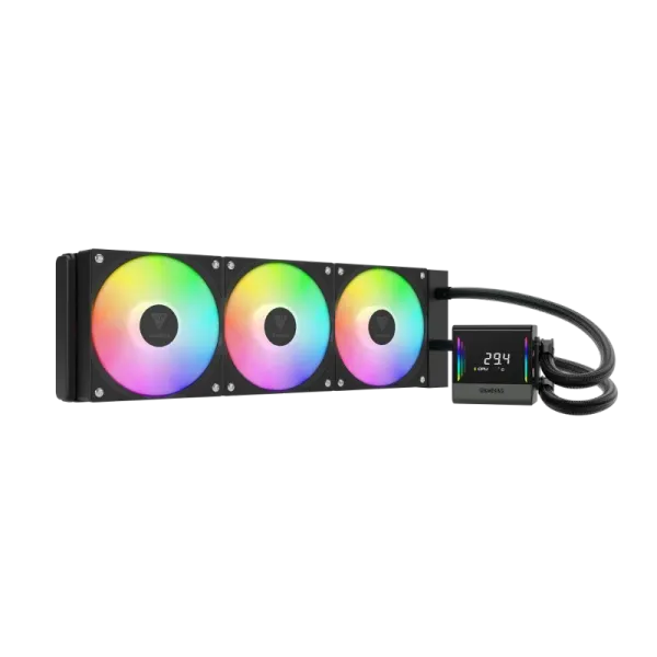 GAMDIAS CHIONE E4-360, 360mm, ARGB, 3 Fanlı, Dijital Ekran, CPU Sıvı Soğutma