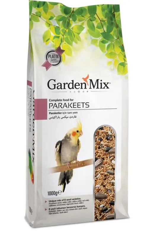 gardenmix evcil1360 Garden Mix Platin Paraket Yemi 1 Kg - 900-020 - Petshopundan