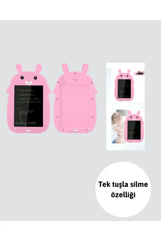 GARENTAS SMTTEK0138012979 Kağıt Benzeri Yazım Deneyimi Sunan Lcd Tablet, Çizim Ve Not Defteri Özellikli