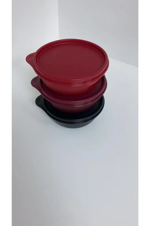Gasa Kitchen Supply Store 20052021tşk3 Tupperware Saklama Kapları Yeni Şeker Kaplar 300 Ml 3'lü Yeni Renk