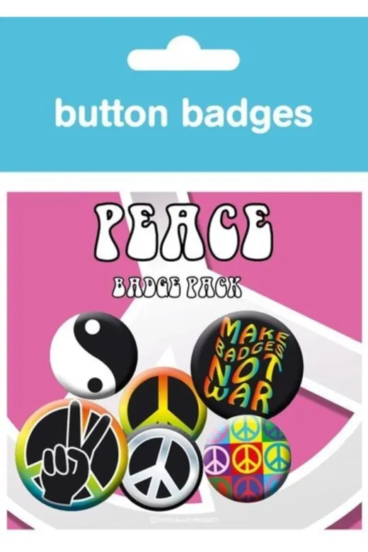 GB EYE 5028486205714 Rozet Seti - Peace Symbols
