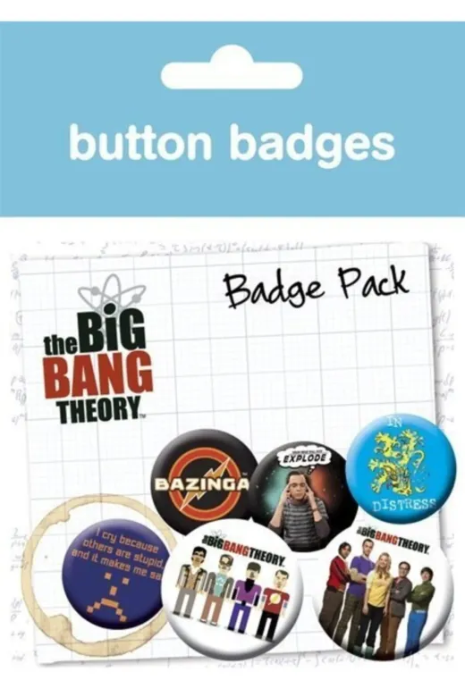 GB EYE 5028486205905 Rozet Seti - The Big Bang Theory Character Icons