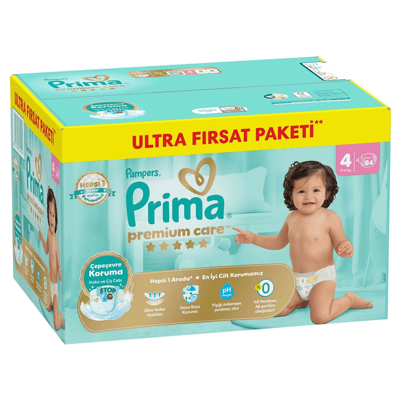 GDFGK1200KMGBFGK Prima Pc Ultra Fırsat 4 Beden, 84 Adet