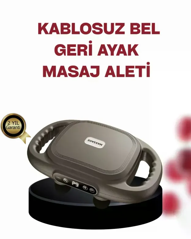 Geliştirilş 6 Başlıklı Şarjlı Masaj Aleti 2000 mAh Derin Doku Masajı