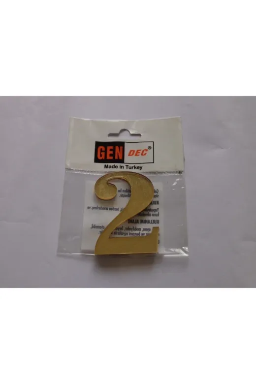 GENDEC GENA707-2 7 Cm Altın Sarı No:2