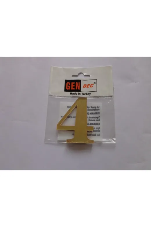 GENDEC GENA707-4 7 Cm Altın Sarı No:4