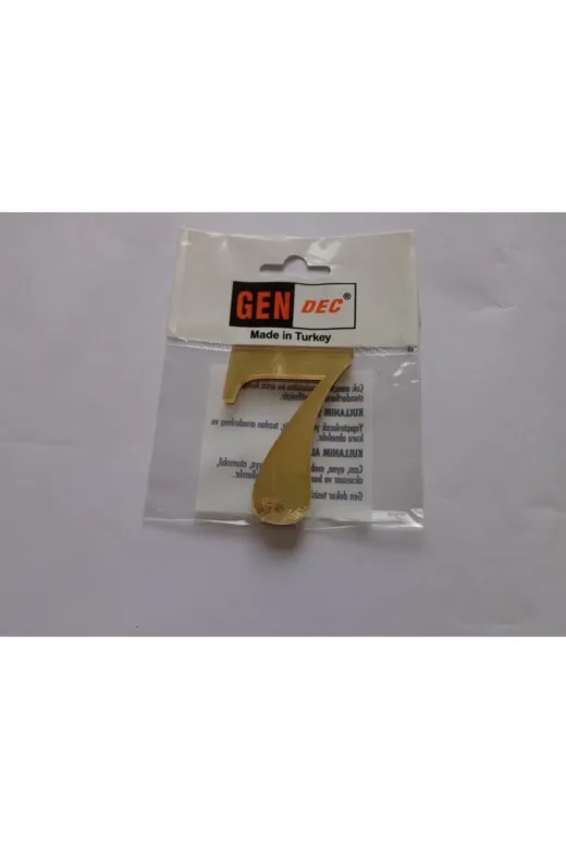 GENDEC GENA707-7.7 7 Cm Altın Sarı No:7