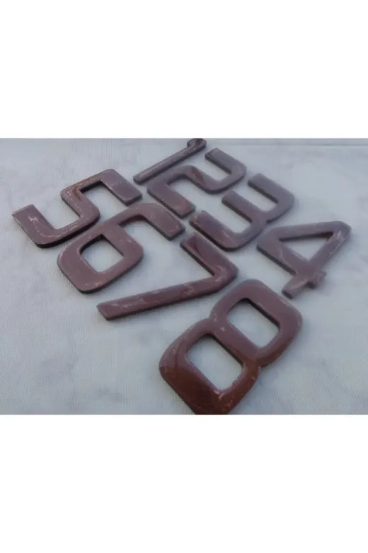 GENDEC GENB112-12345678 Kapı Daire Villa Numarası 12Cm No:1-2-3-4-5-6-7-8