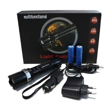Genel Markalar eoaTc4Uvzs Swat Profesyonel Şarjlı El Feneri Ledli+Flashlight+Zoom Özellikli Full Set