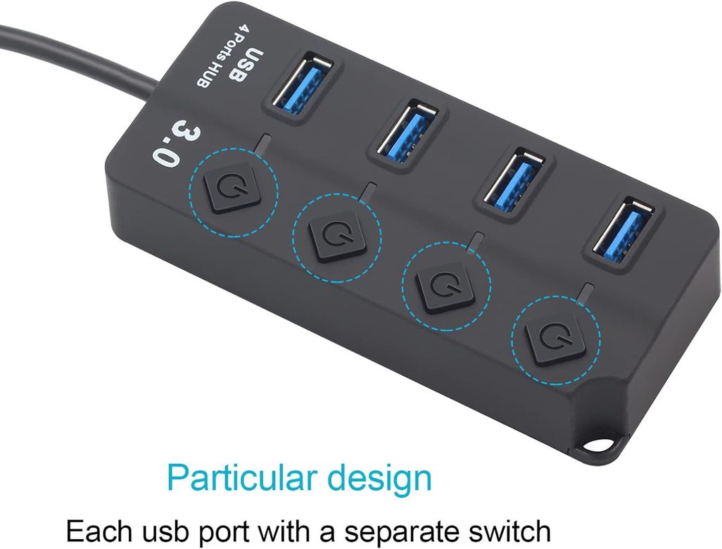 Genel Markalar Usb Hub 4 Port Usb 3.0 Hub Usb Adaptörü Usb Dağıtıcı Çoğaltıcı K997
