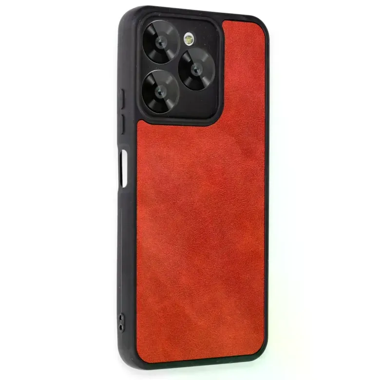 General Mobile Era 50 Kılıf Aras Deri Kapak - Kırmızı