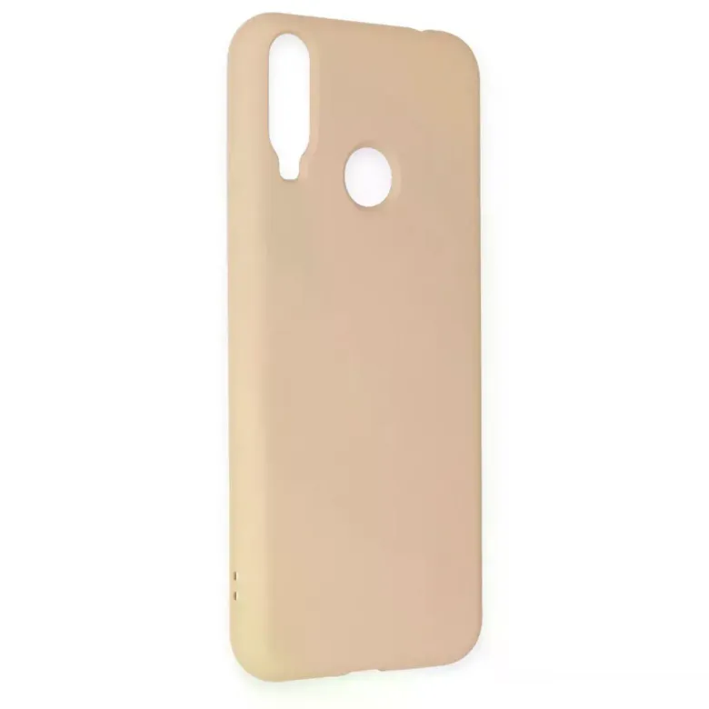 General Mobile GM 10 Kılıf Nano içi Kadife Silikon - Pudra