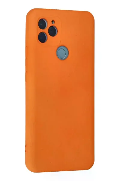General Mobile GM 21 Kılıf Nano içi Kadife Silikon - Turuncu