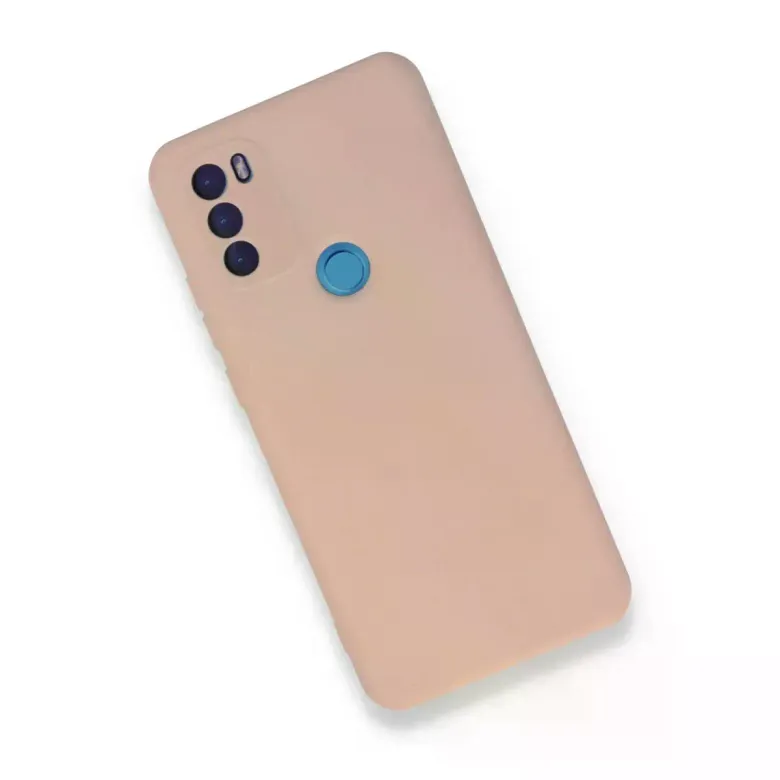 General Mobile GM 21 Plus Kılıf Nano içi Kadife Silikon - Pudra
