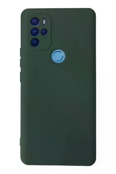 General Mobile GM 21 Pro Kılıf Nano içi Kadife Silikon - Koyu Yeşil